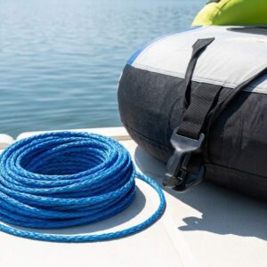 How to attach a tubing rope to an approved boat tow point